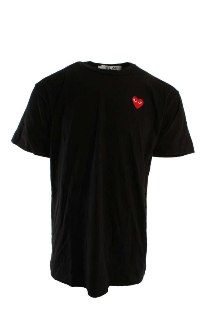 fashiondome.nl Comme des Garçons Play T-shirt az-t108 zwart (1)
