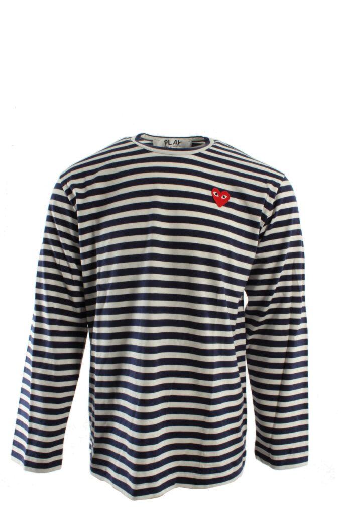 fashiondome.nl Comme des Garçons Play trui az-t010 navy (1)