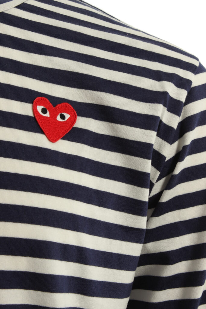 fashiondome.nl Comme des Garçons Play trui az-t010 navy (2)